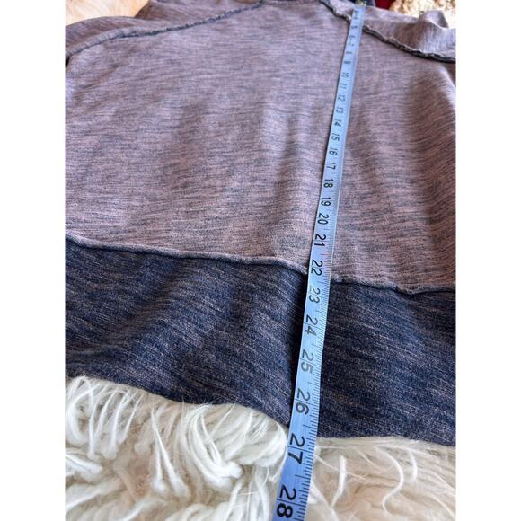 Free People FP Beach Cocoon Cowl Neck Pullover One Body Sweater Heather Purple - Picture 12 of 12